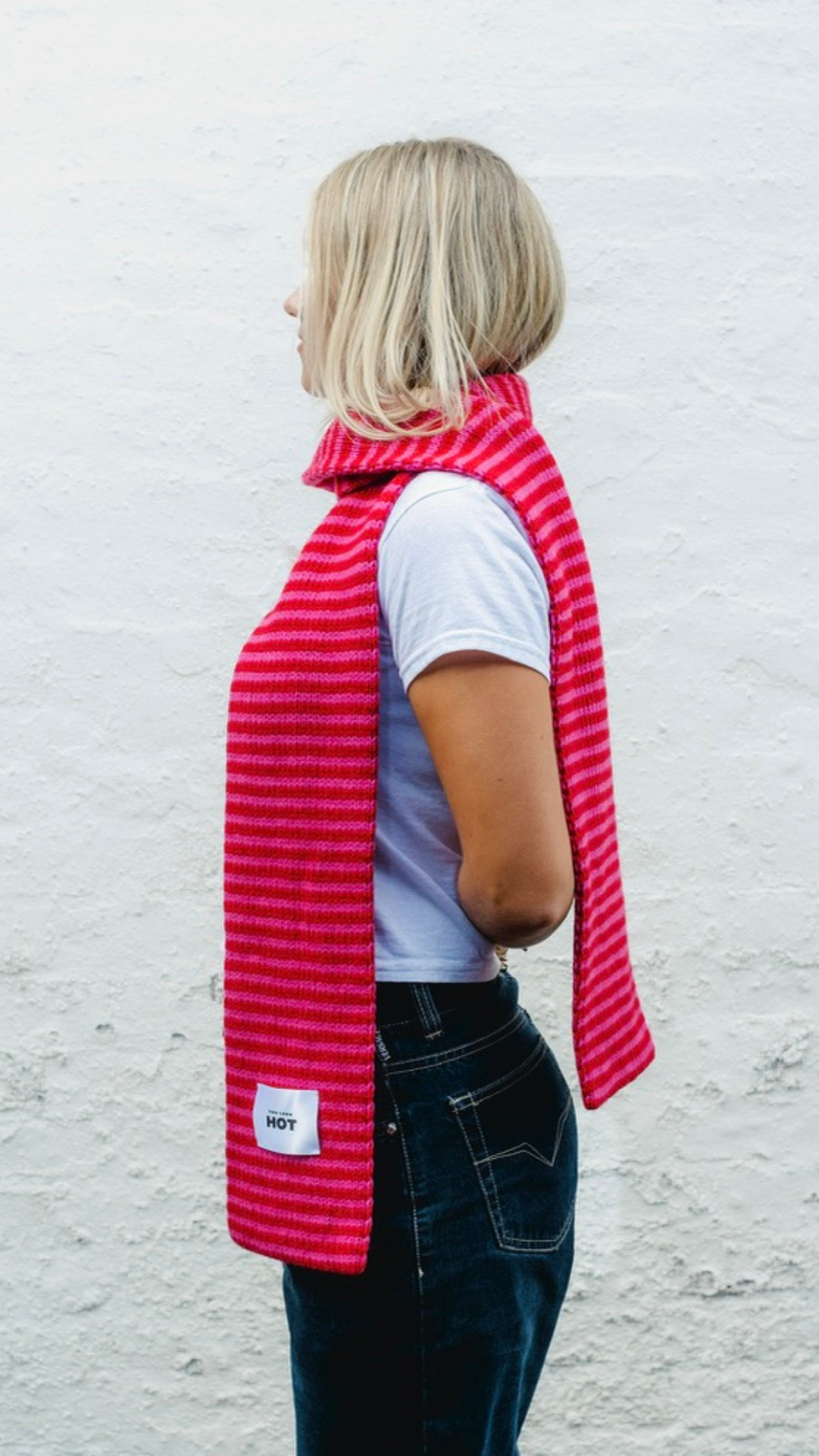 The Lorelai Scarf - Red & Pink