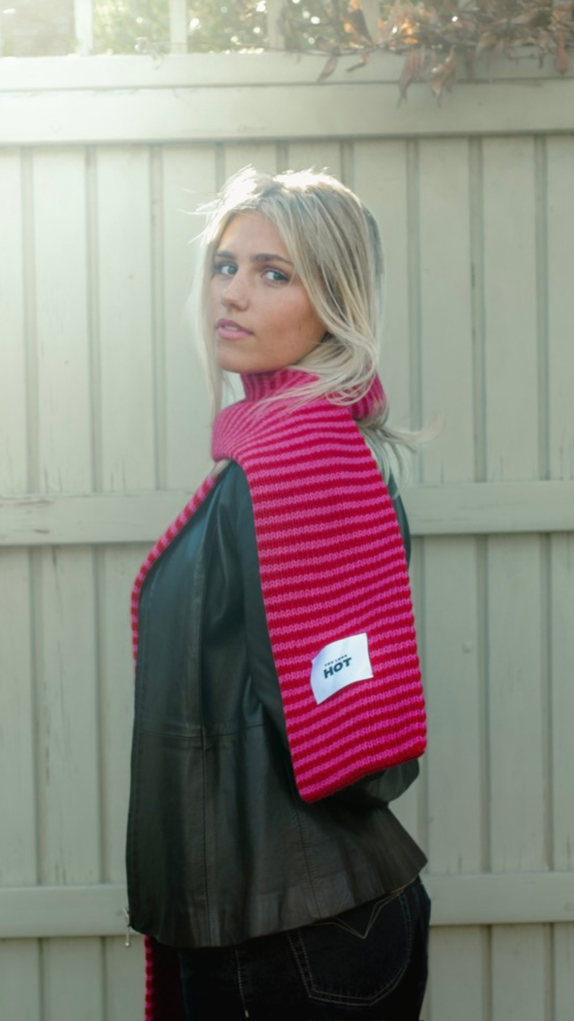 The Lorelai Scarf - Red & Pink