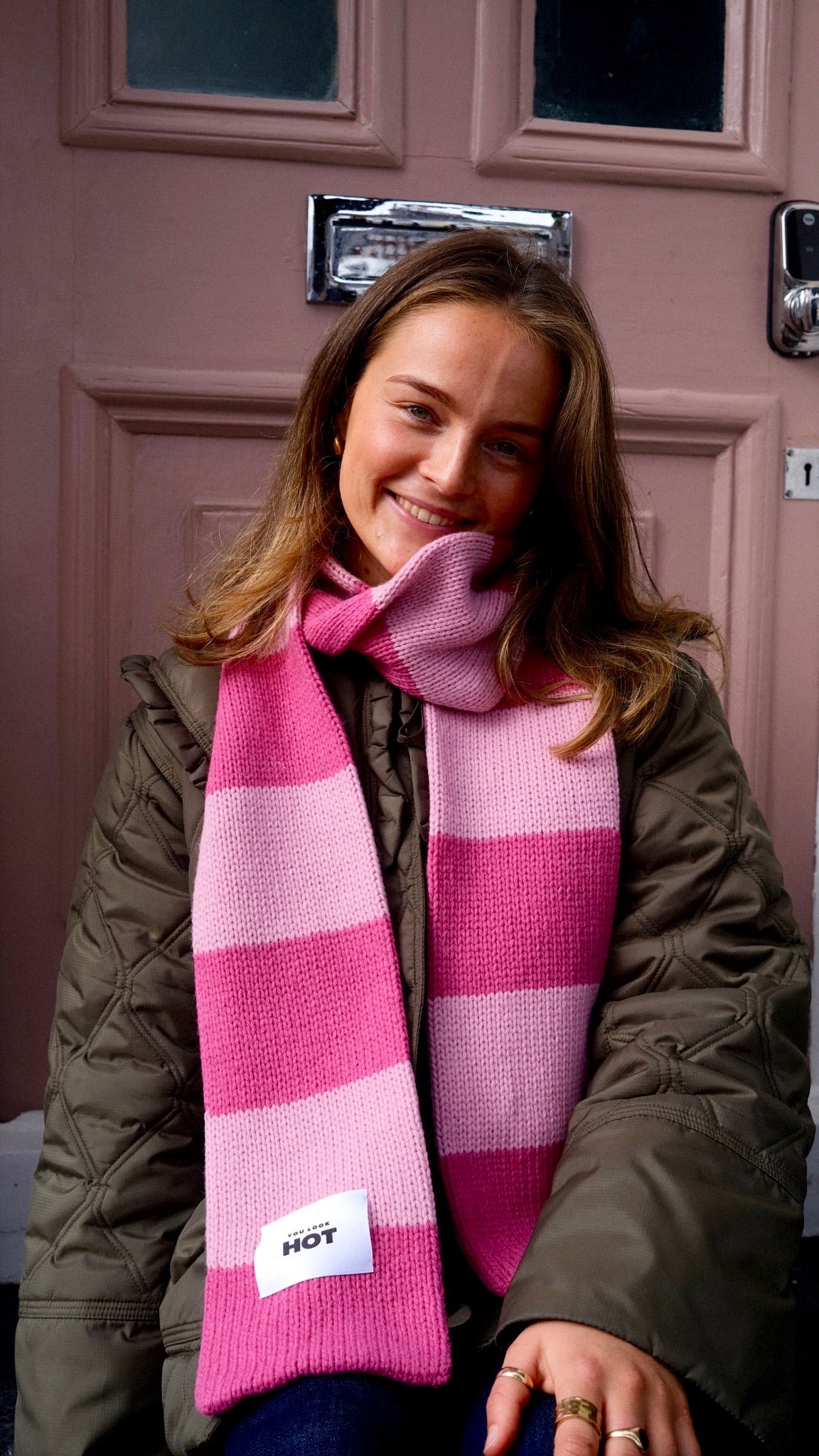 The YLH Scarf - Pink & Baby Pink
