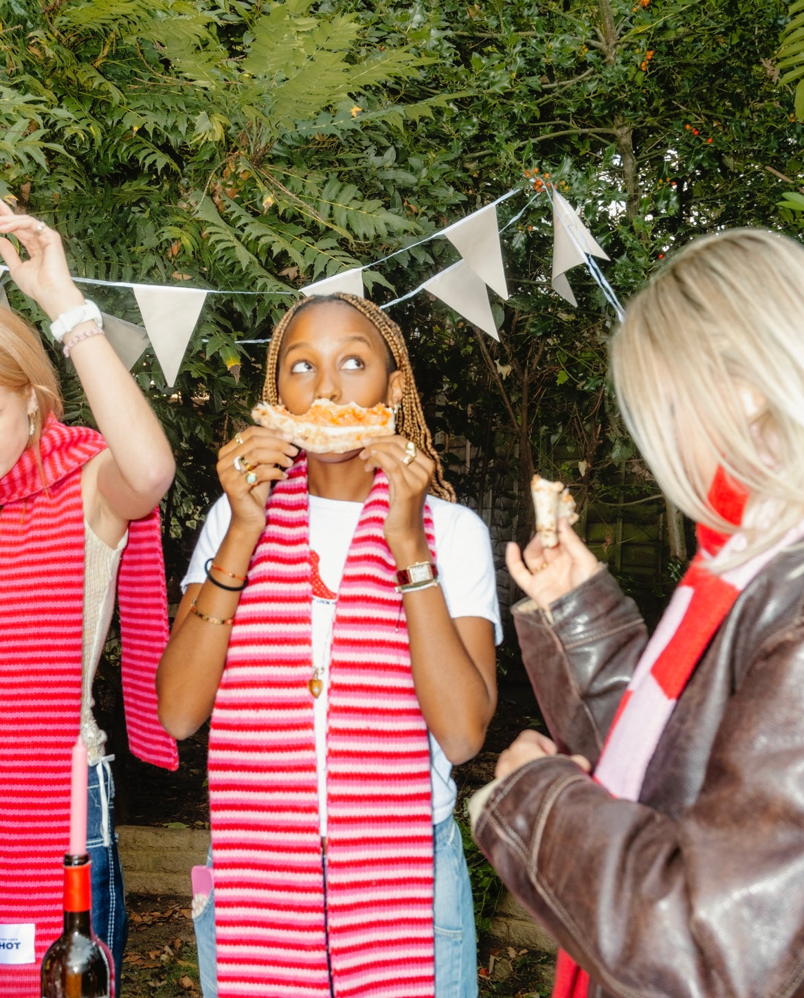 The Lorelai Scarf - Multi Pink