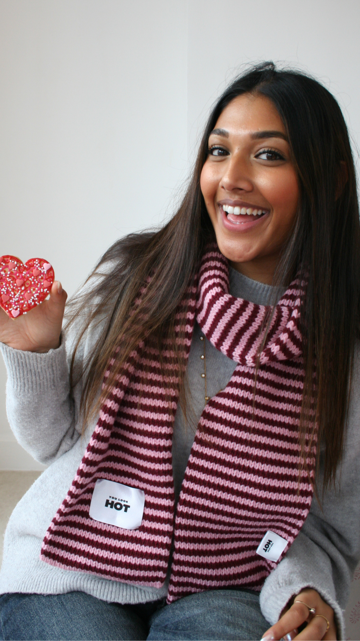 The Lorelai Scarf - Hot Pink & Pink