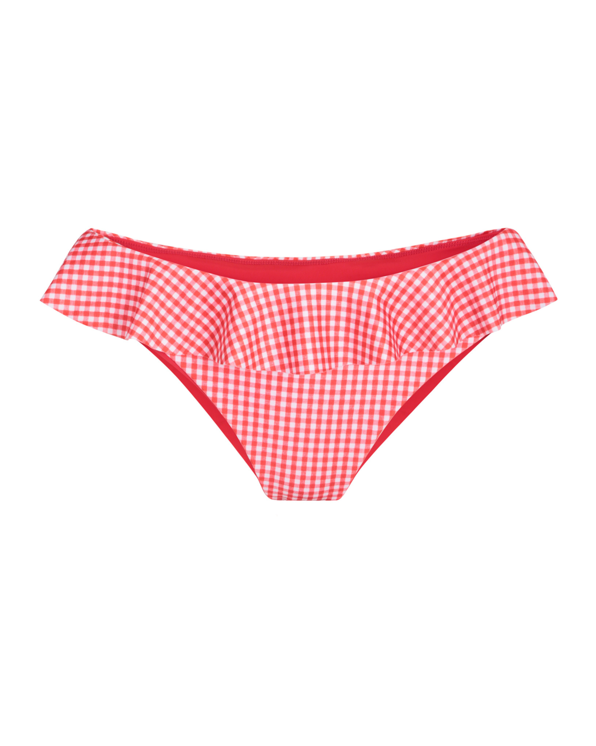 The Erin Bikini Bottoms - Red Gingham