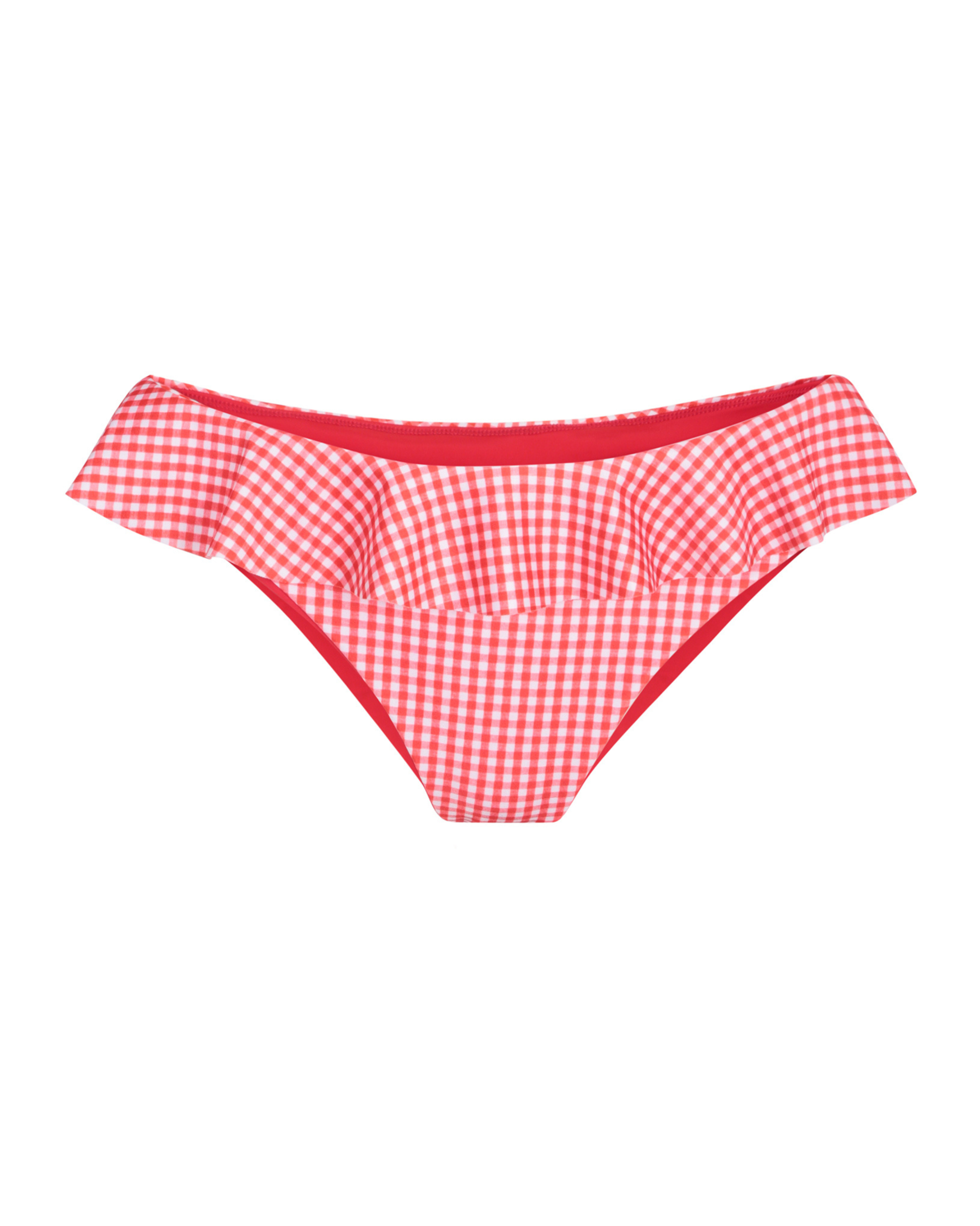 The Erin Bikini Bottoms - Red Gingham