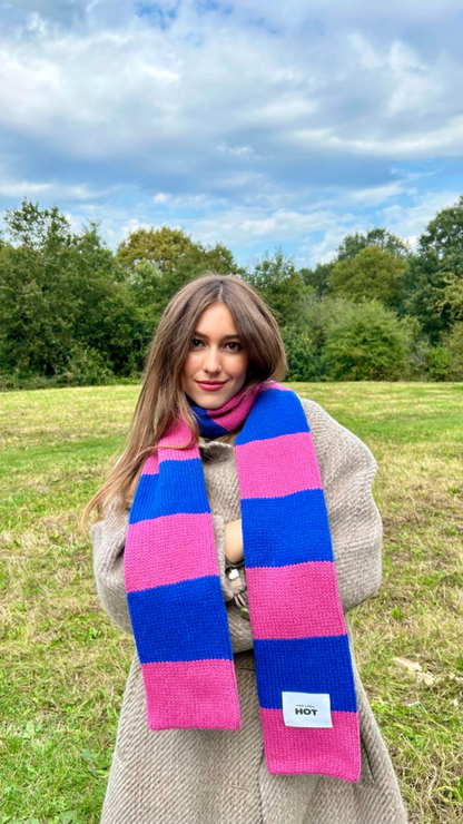 The YLH Scarf - Pink/Blue