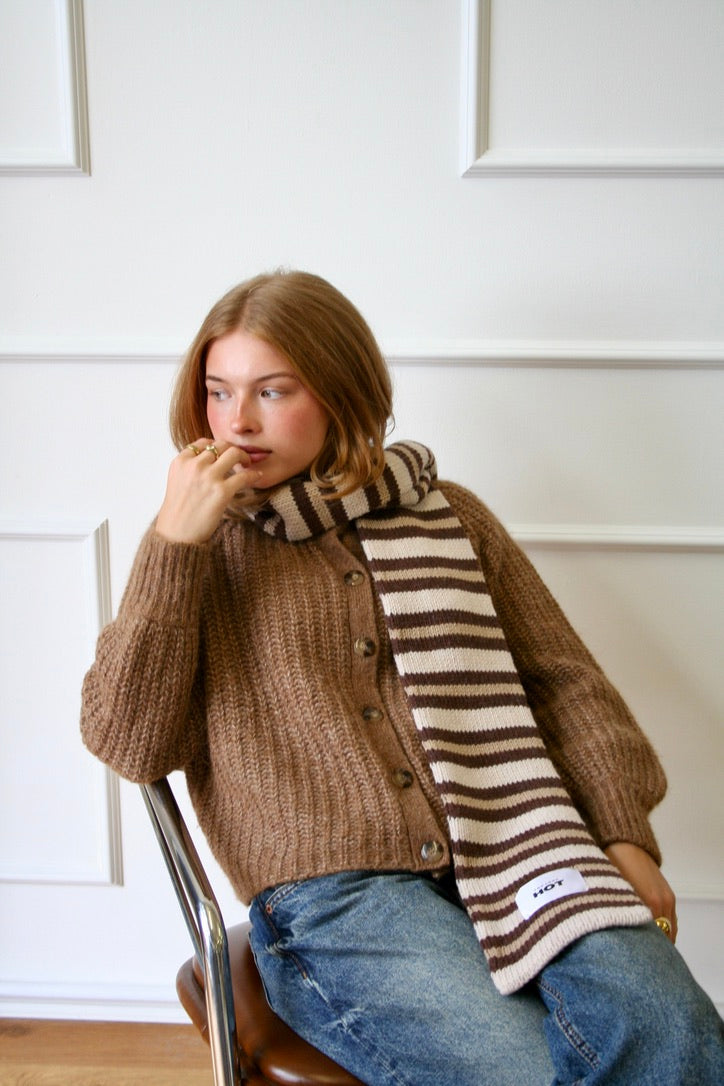 The Rory Scarf - Brown