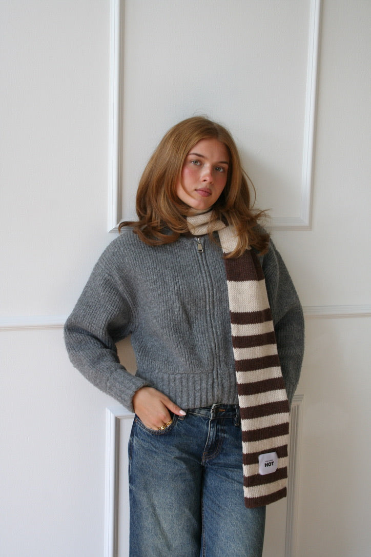 The YLH Scarf - Brown & Beige Limited Edition