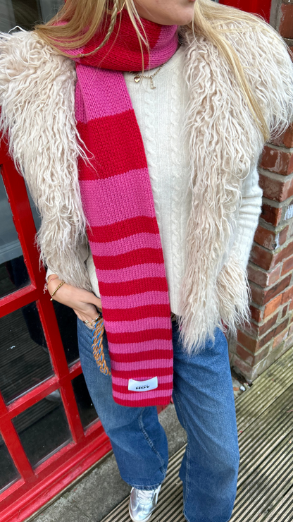 The YLH Scarf - Red & Pink Limited Edition