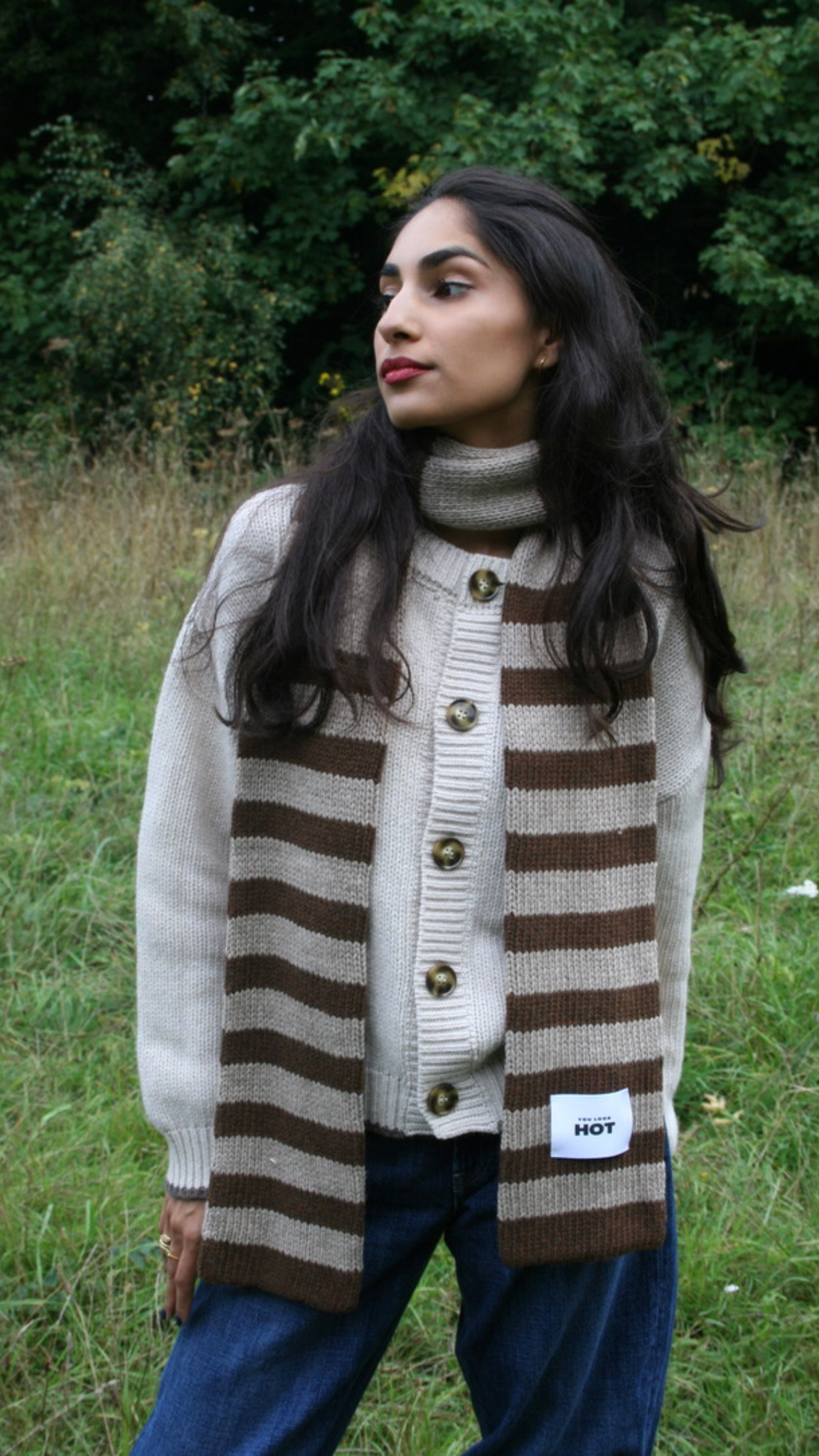 The YLH Scarf - Brown & Oatmeal Limited Edition