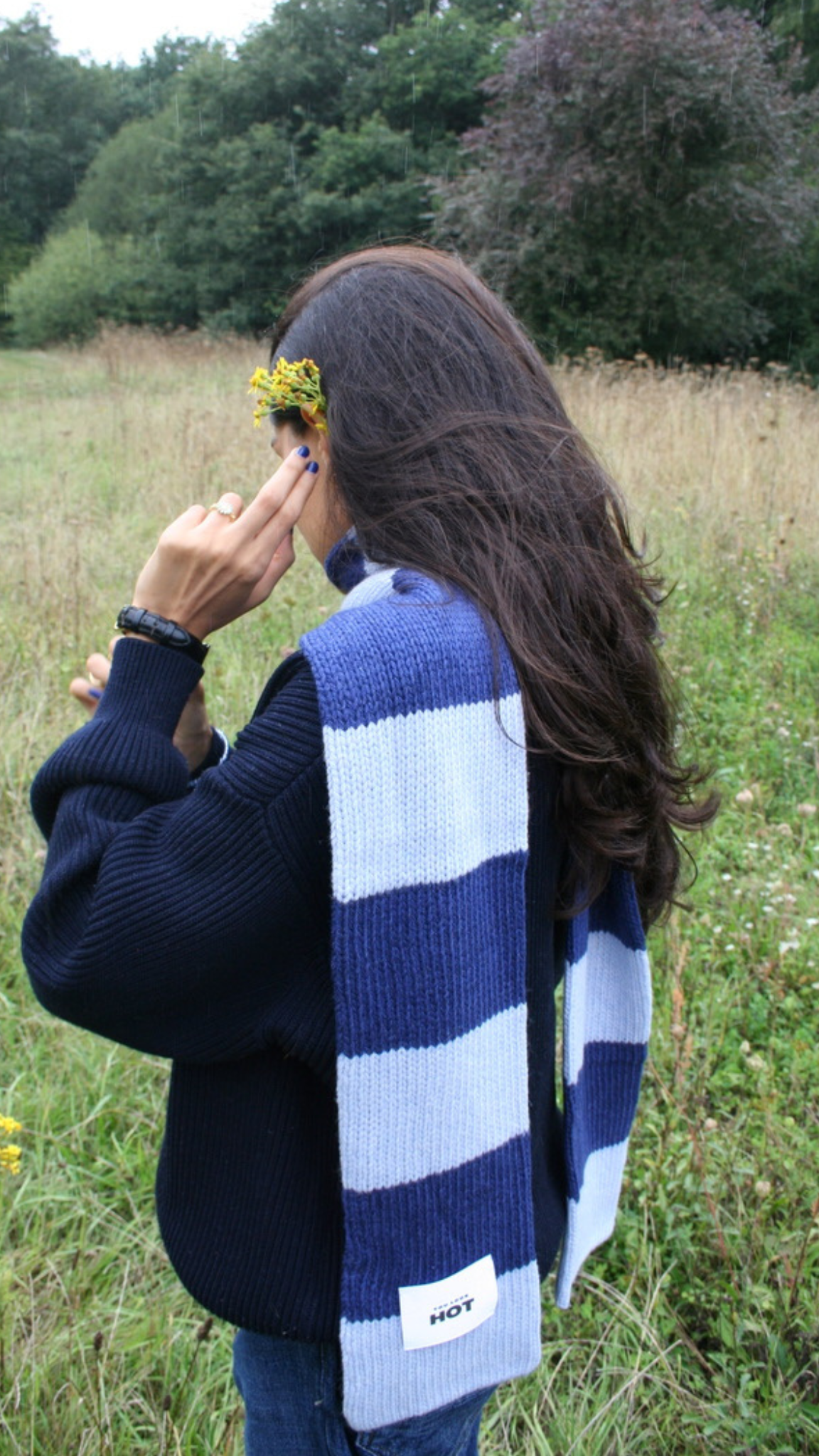 The YLH Scarf - Light Blue & Bright Blue