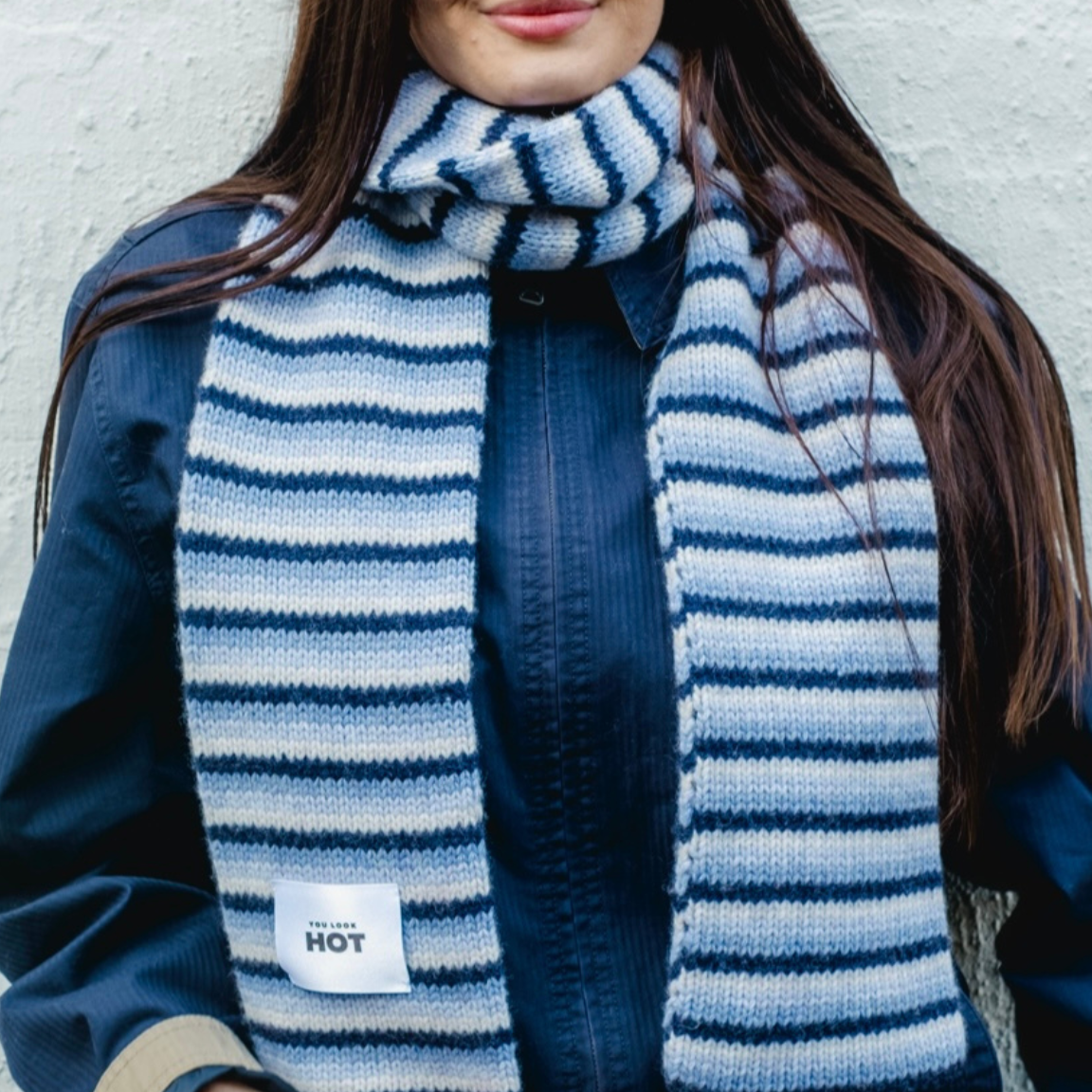 The Lorelai Scarf - Multi Blue