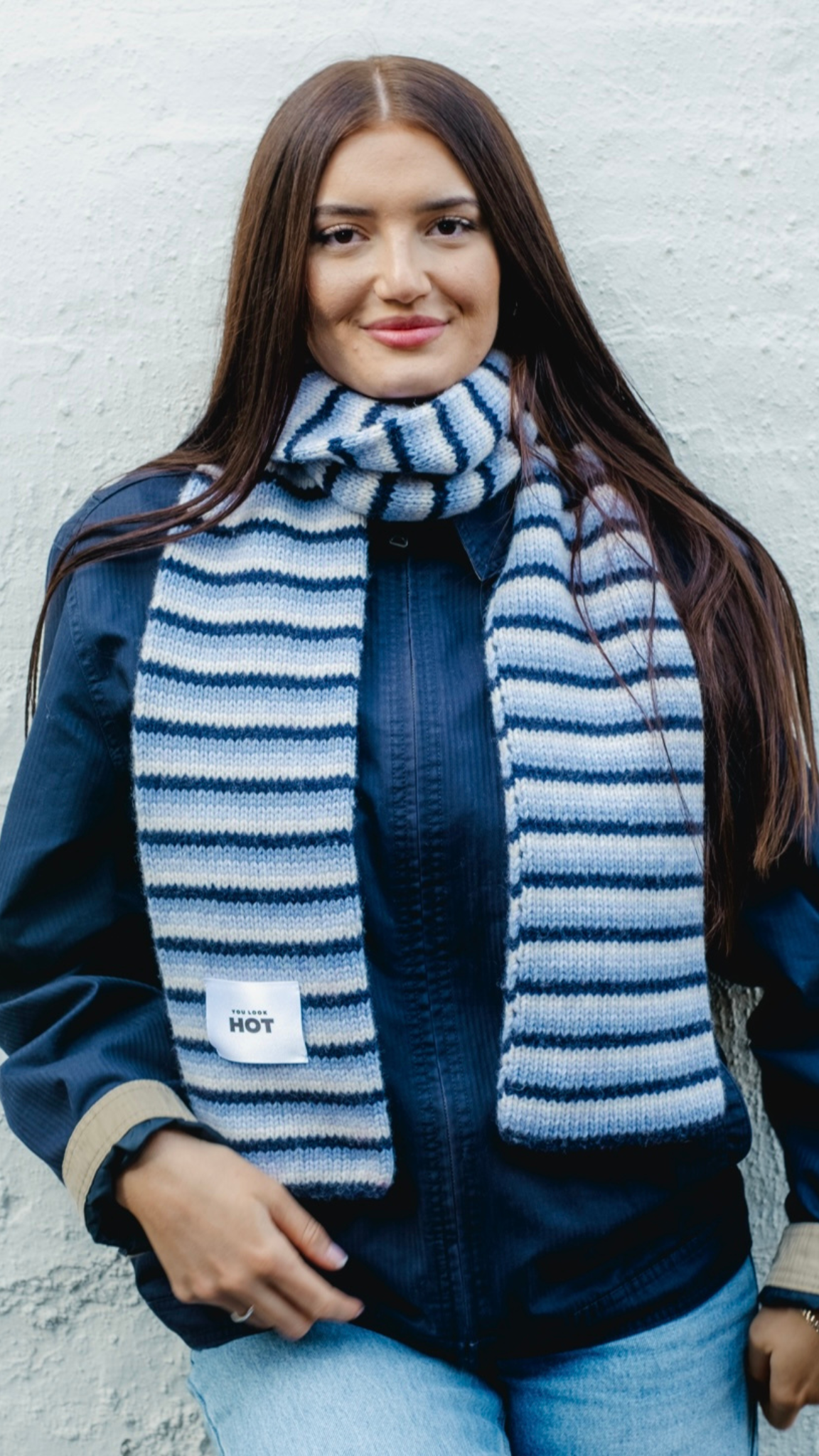 The Lorelai Scarf - Multi Blue