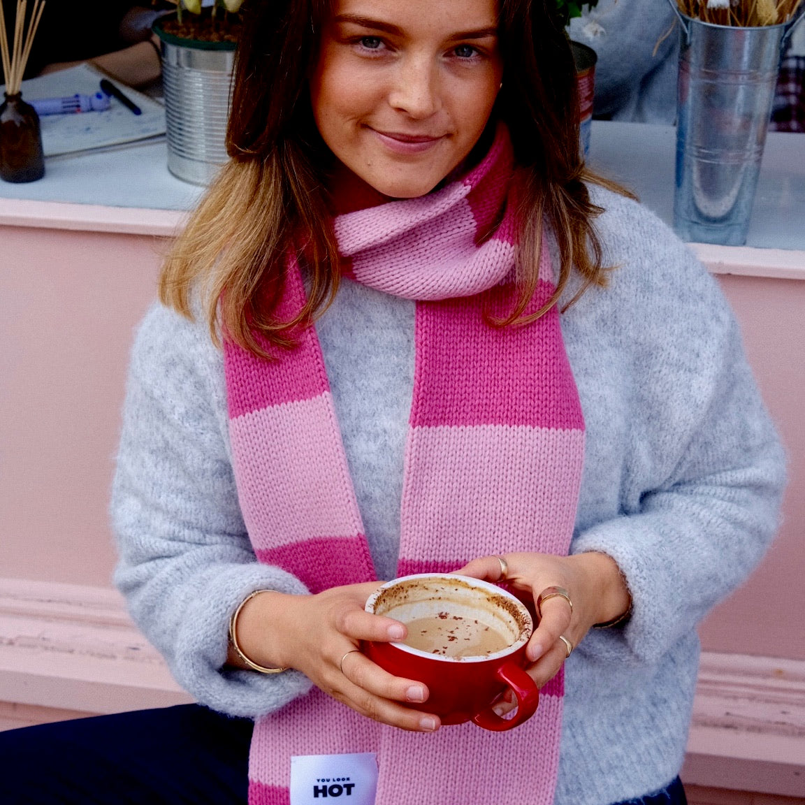 The YLH Scarf - Pink & Baby Pink