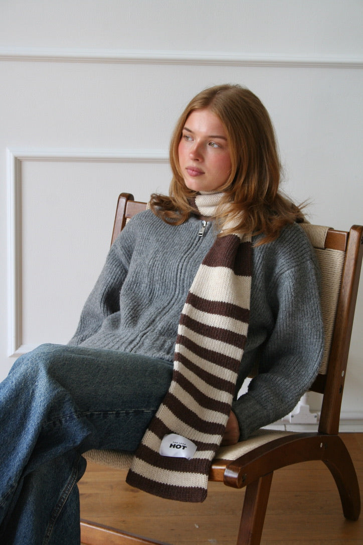 The YLH Scarf - Brown & Beige Limited Edition