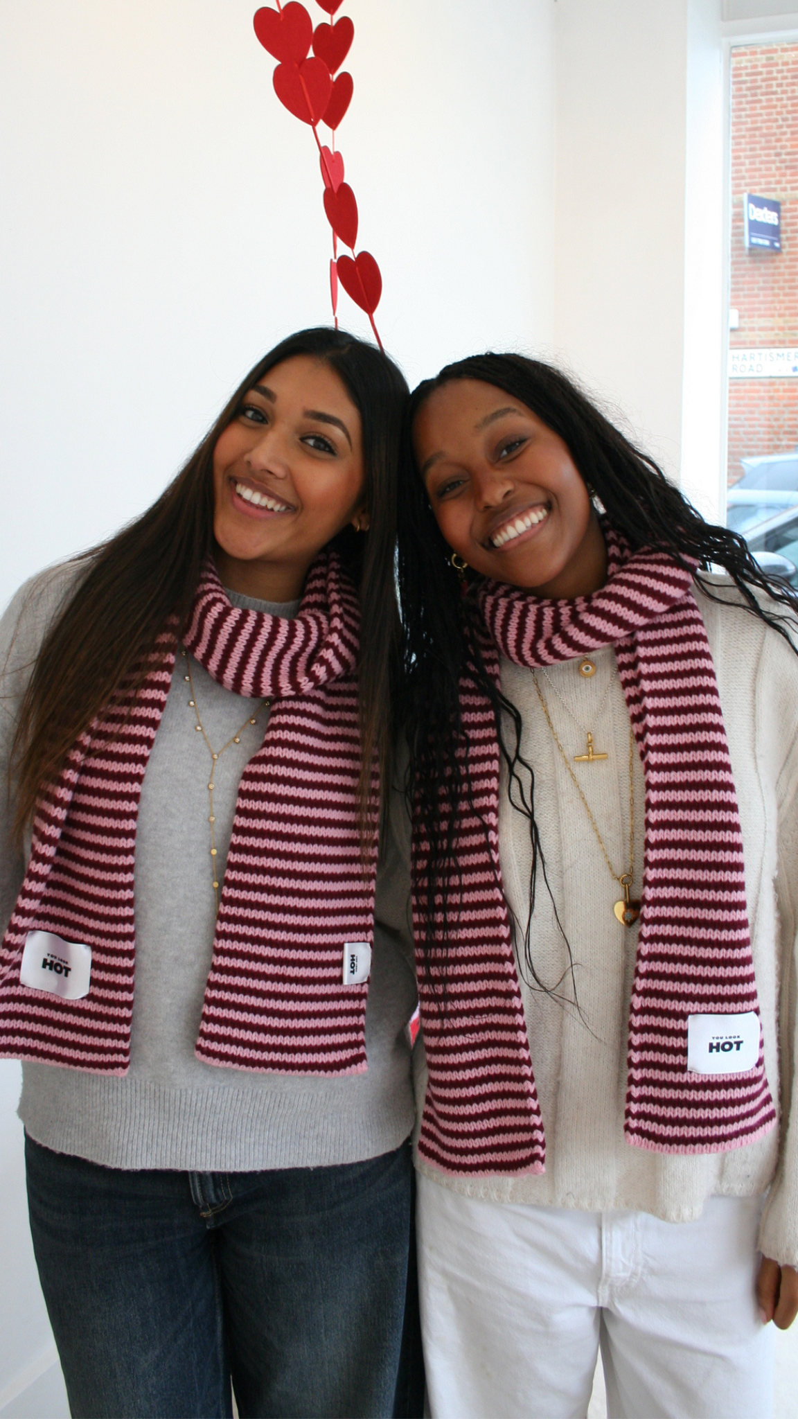 The Lorelai Scarf - Hot Pink & Pink