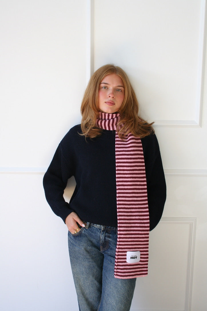 The Lorelai Scarf - Hot Pink & Pink