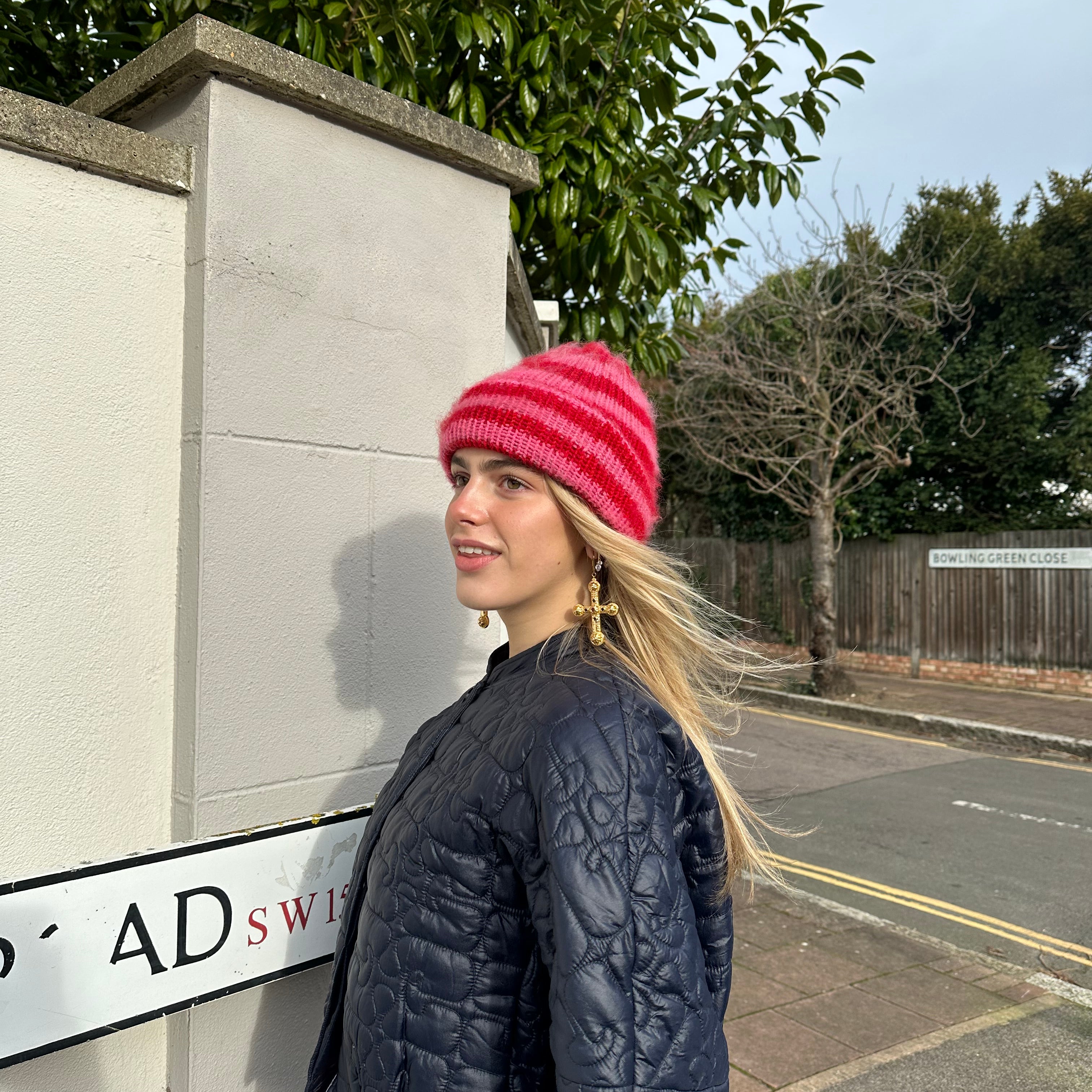 The YLH Beanie - Pink/Red