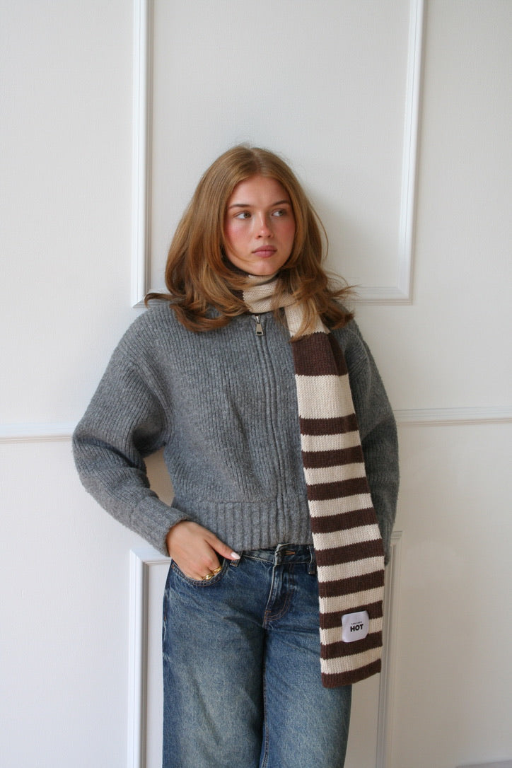 The YLH Scarf - Brown & Beige Limited Edition
