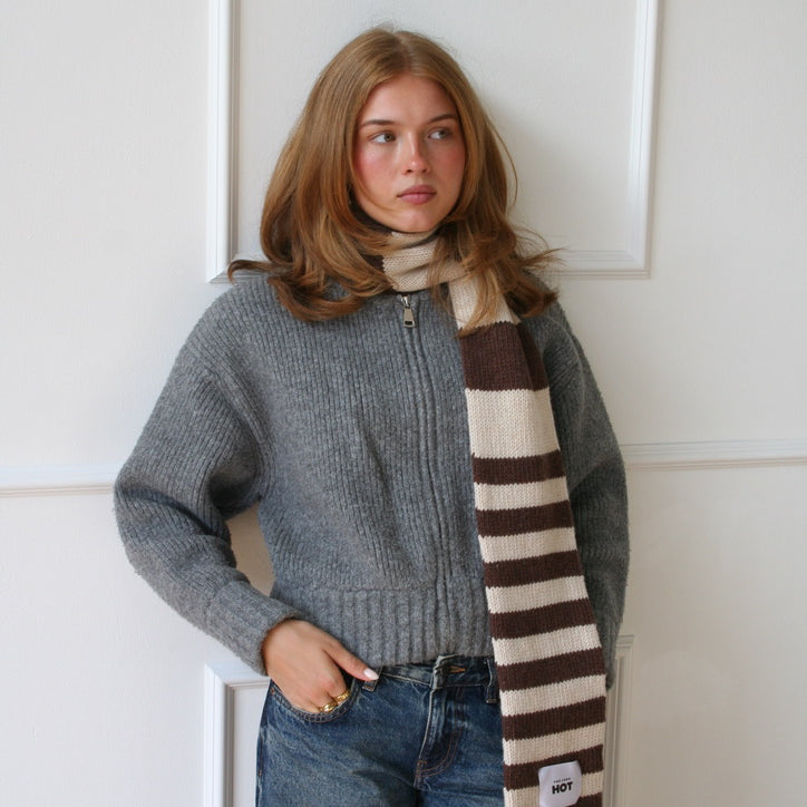 The YLH Scarf - Brown & Beige Limited Edition