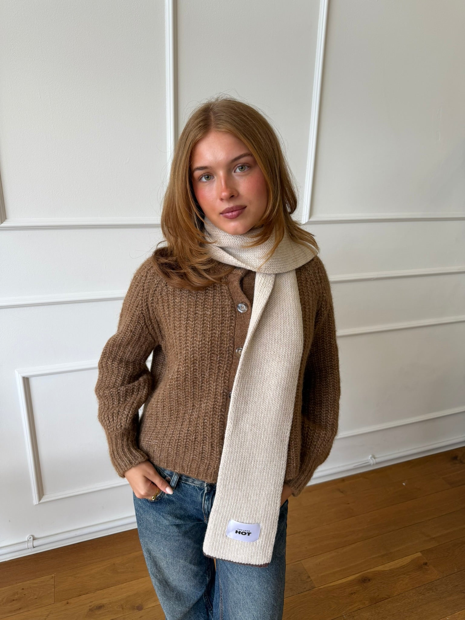 The Annie Scarf - Oatmeal