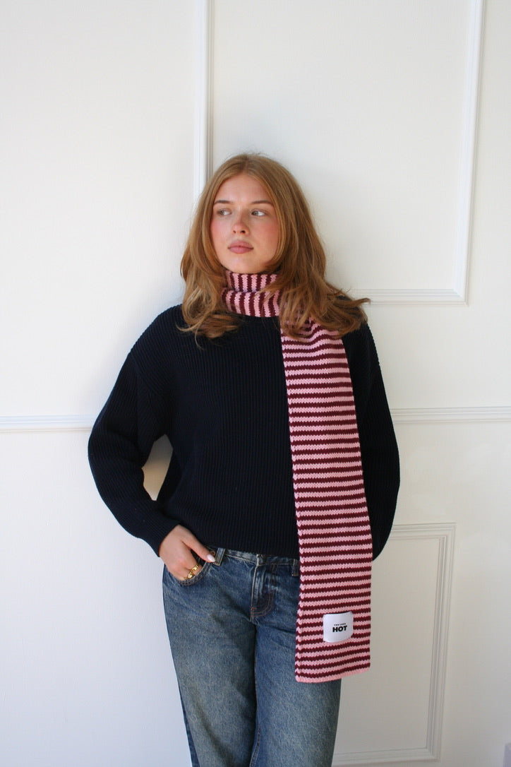 The Lorelai Scarf - Hot Pink & Pink