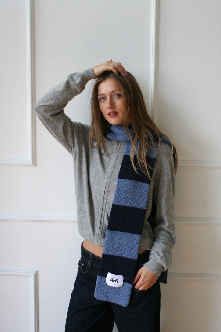 The YLH Scarf - Denim & Navy