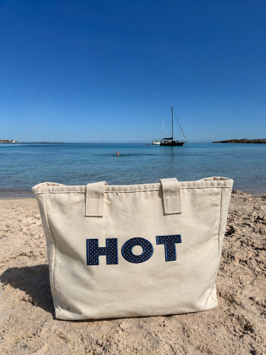 The HOT Beach Bag - Navy