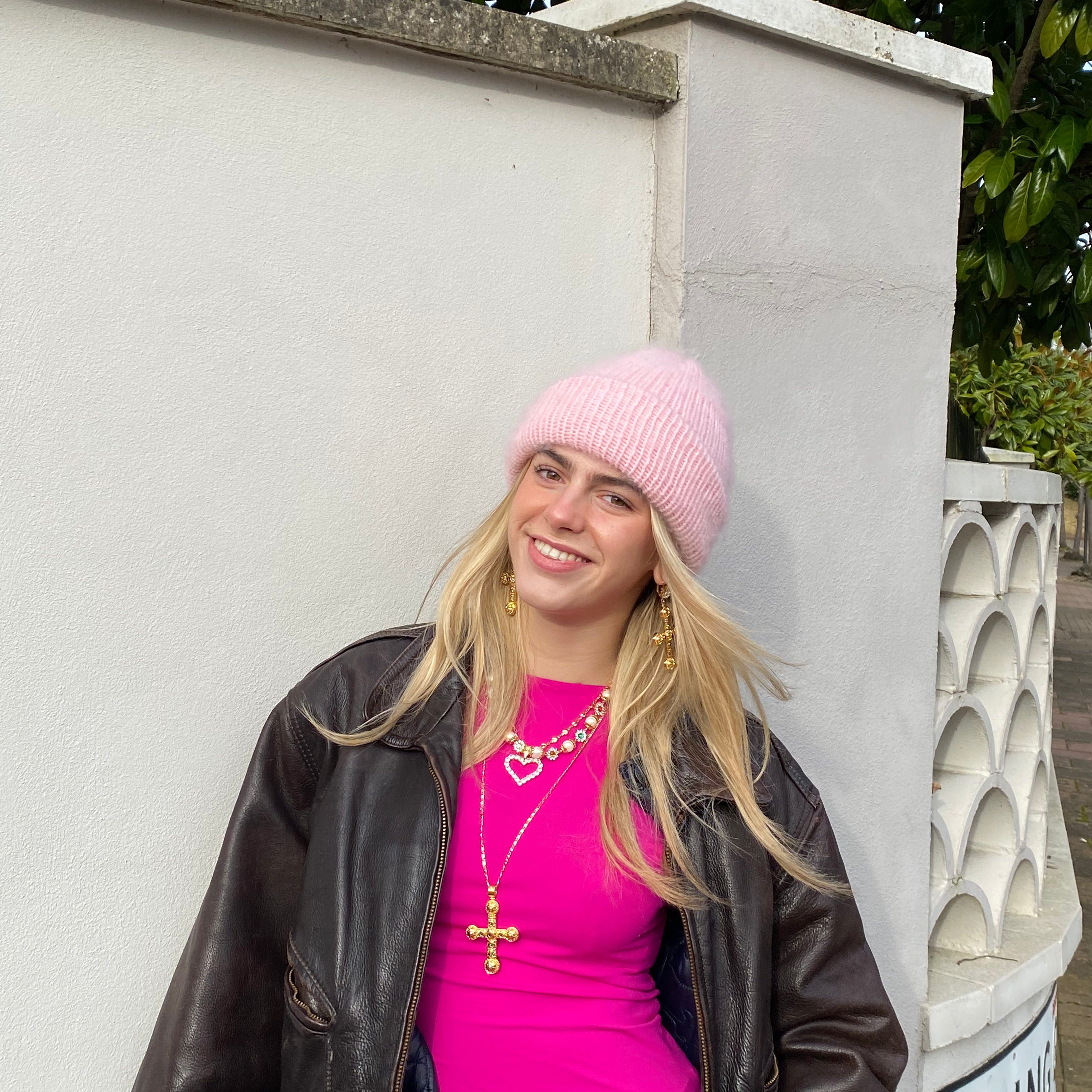 The YLH Beanie - Light Pink