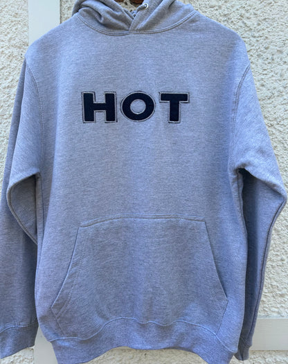 The HOT Hoodie - Grey and Denim