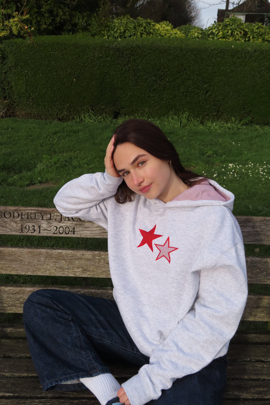 The YLH Star Hoodie - Red