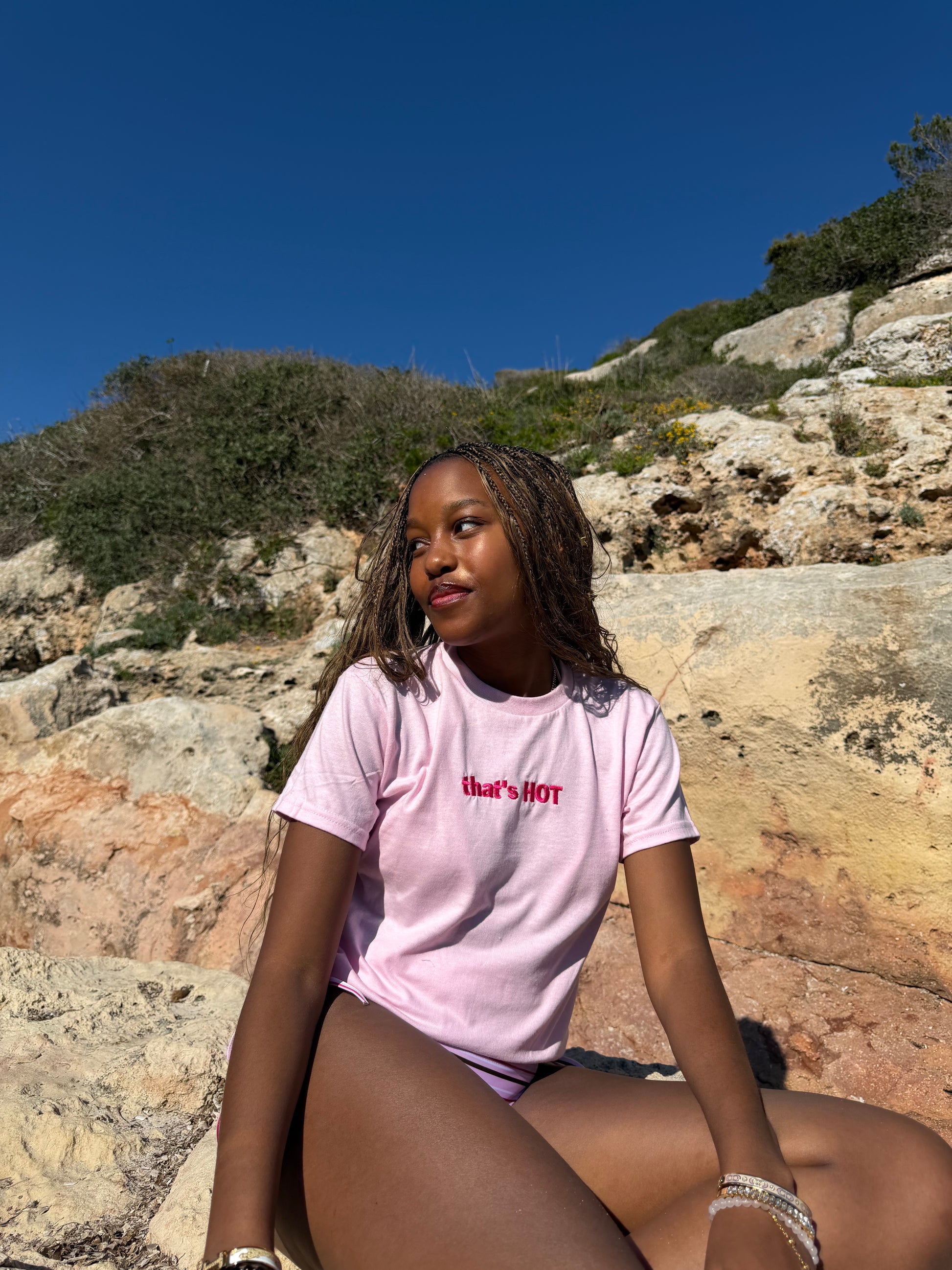 That's HOT Baby Tee - Pink