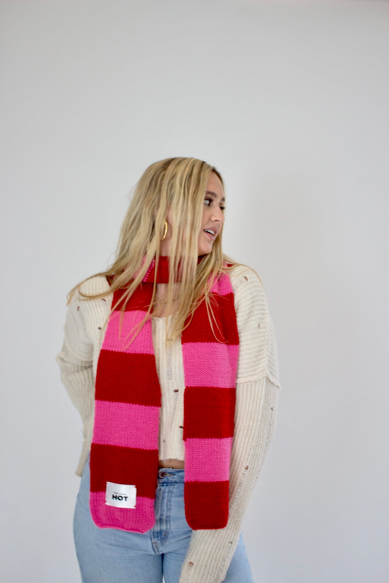 The YLH Scarf - Red/Pink