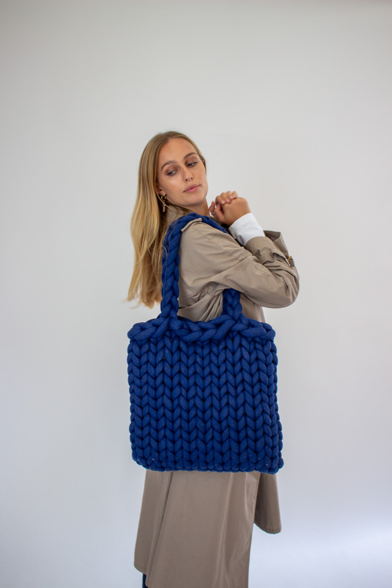 The Chunky Tote - Navy