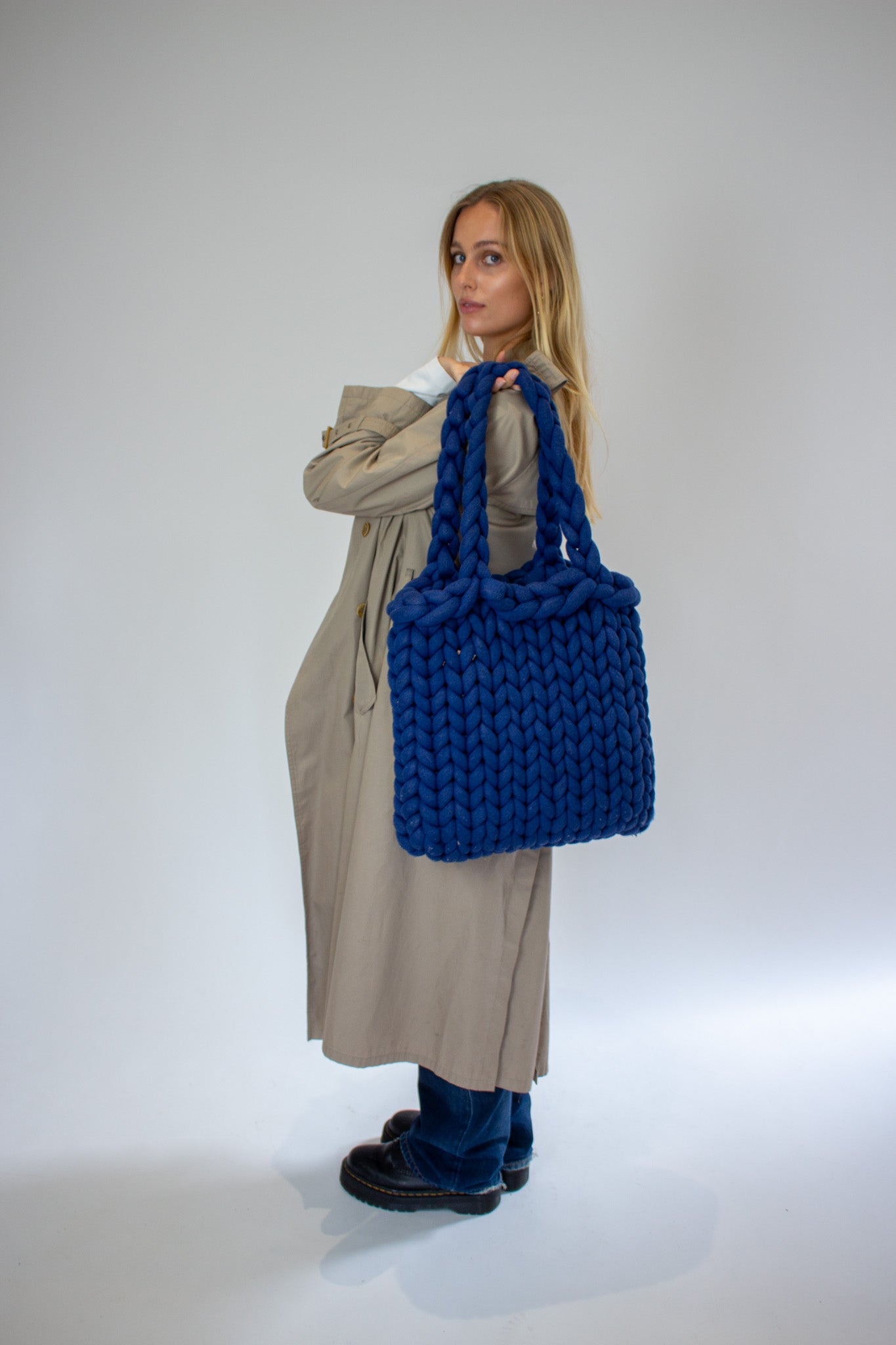 The Chunky Tote - Navy