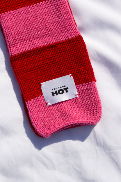 The YLH Scarf - Red/Pink