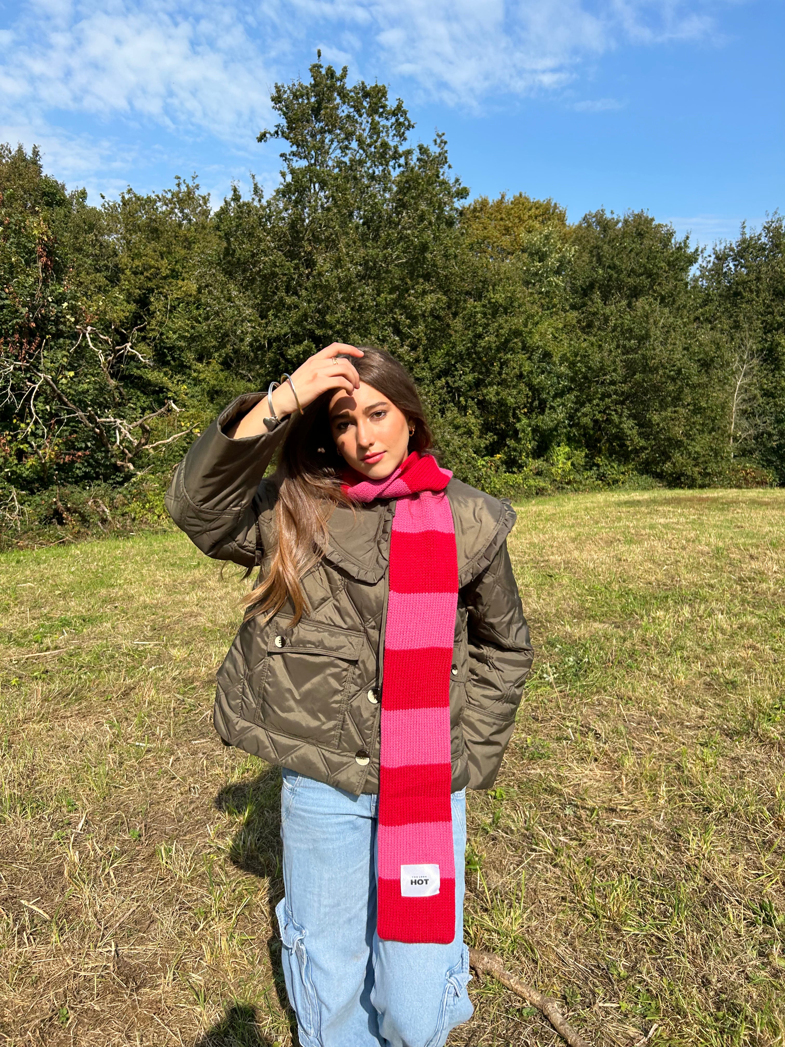 The YLH Scarf - Red & Pink