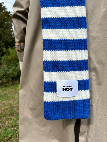 The YLH Scarf - Blue & Cream Limited Edition