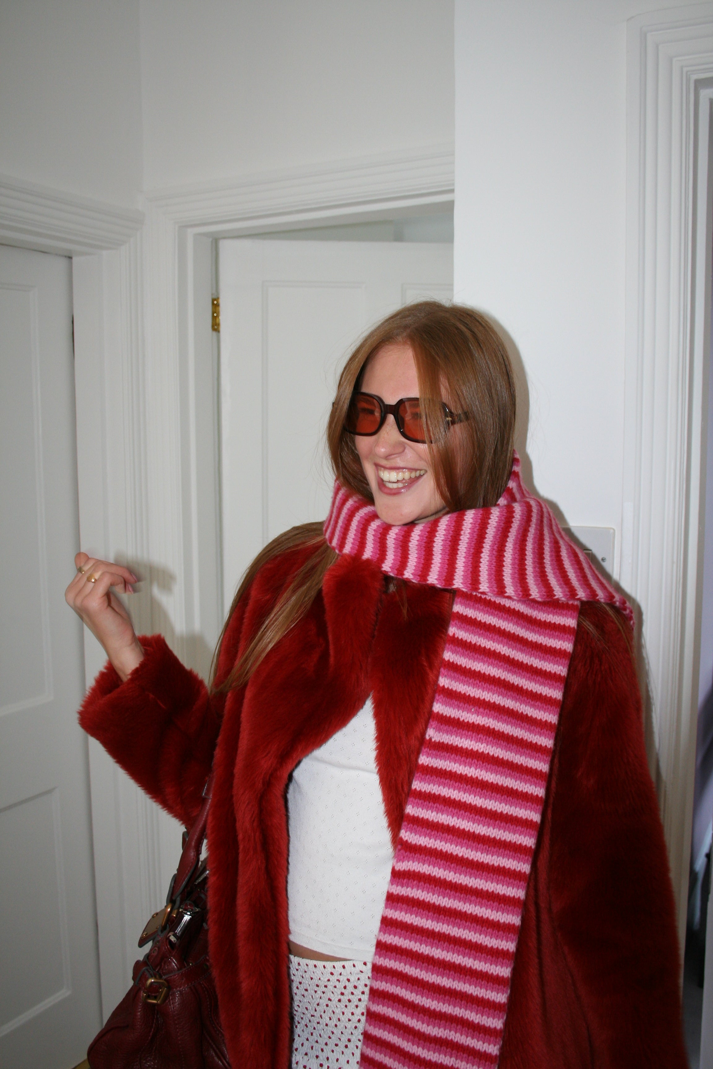 The Lorelai Scarf - Multi Pink