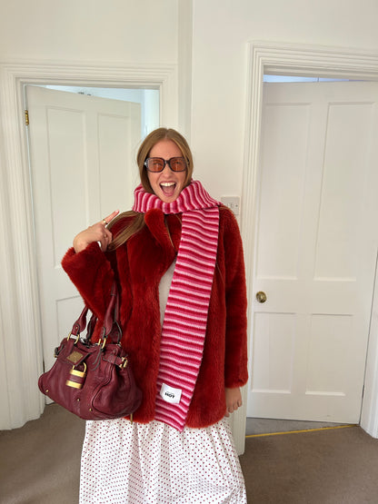 The Lorelai Scarf - Multi Pink