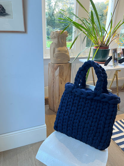 The Chunky Tote - Navy