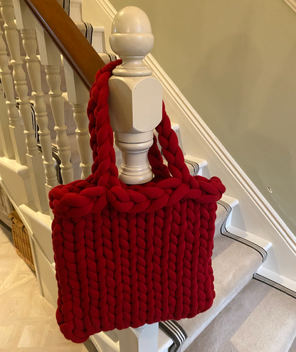 The Chunky Tote - Red